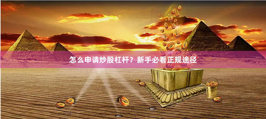 怎么申请炒股杠杆？新手必看正规途径